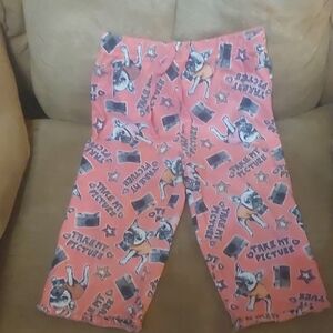 ❄️🌷🏖🍂 Joe Boxer Kids Pajama Bottoms with Dog and Camera Print